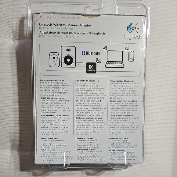 Logitech Black Wireless Audio Adapter - Picture 2 of 4